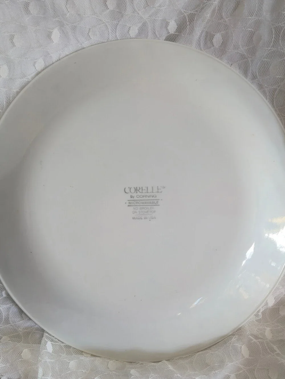 Vintage Corelle PROVINCIAL BLUE Classic Floral Dinner Plate Blue/White SET / 10